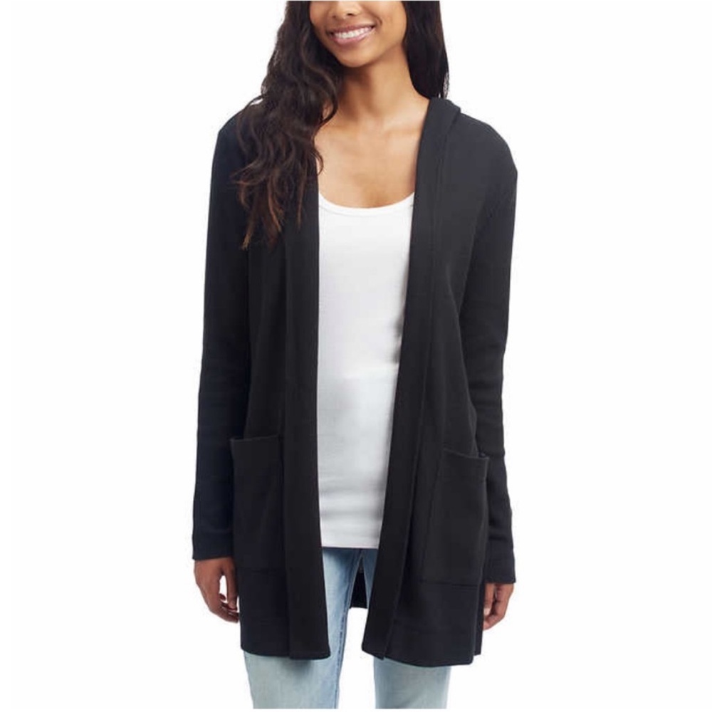 Splendid Thermal Open Front Cardigan, Size S